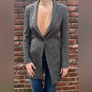 Wool/Cotton Blend Blazer